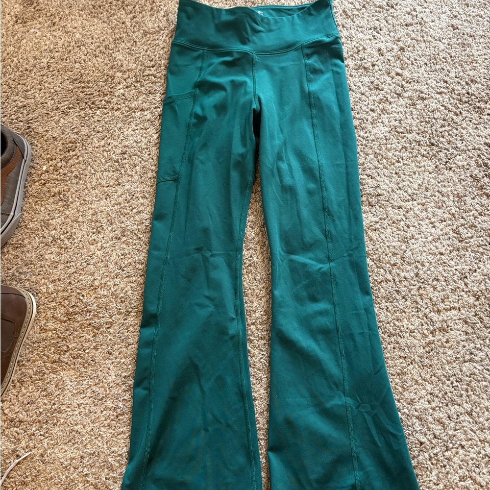 Abercrombie Kids Teal Flare Pants